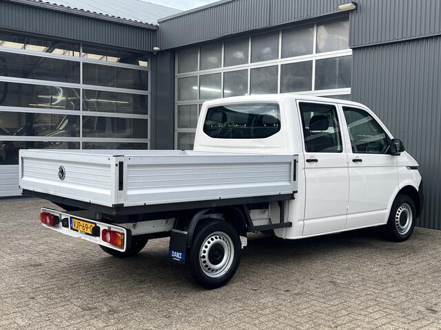 Volkswagen TRANSPORTER 2.0 TDI DC Pick-up Openlaadbak Airco Telefoonverbinding 6-Persoons 1e eigenaar Dubbele cabine P-up Euro 6 Bpm vrij voor particulier gebruik!!