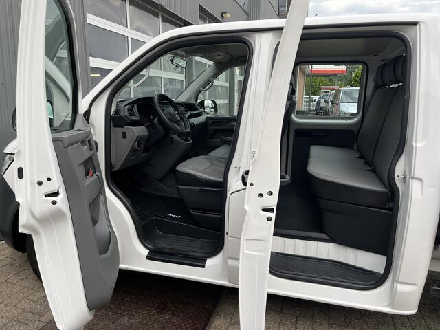 Volkswagen TRANSPORTER 2.0 TDI DC Pick-up Openlaadbak Airco Telefoonverbinding 6-Persoons 1e eigenaar Dubbele cabine P-up Euro 6 Bpm vrij voor particulier gebruik!!