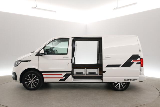 Volkswagen TRANSPORTER 2.0 TDI 150PK L1H1 | Marge | Airco | Cruise | 3 Zits | Carplay | 2xSchuifdeur | Parkeersens.