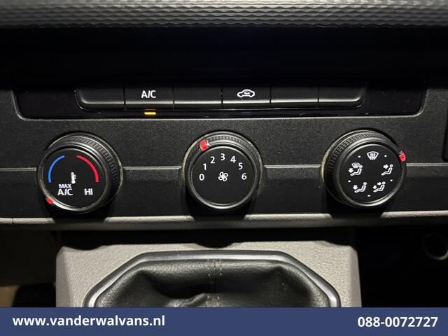 Volkswagen TRANSPORTER 2.0 TDI 150pk L2H1 Euro6 Airco | Camera | Apple Carplay | 2500kg Trekhaak | Cruisecontrol Android Auto, Parkeersensoren, Leder, Bijrijdersbank