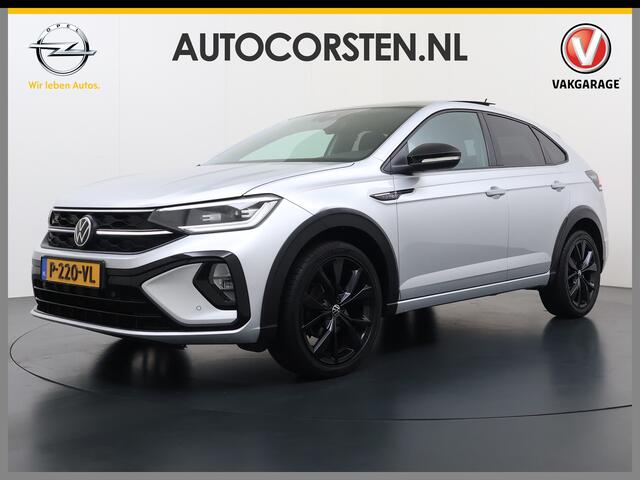 Volkswagen Taigo 1.0TSI Automaat R-Line Panoramadak Camera Adap.Cruise Trekhaak Stoelverwarming Apple Carplay Android Auto Navi Ecc Draadloze telefoonlader Keyless Lmv DAB Bluetooth IQ Light Pdc Isofix Privacy Glas Led Rijstrooksensor 1100KG Trekgewicht