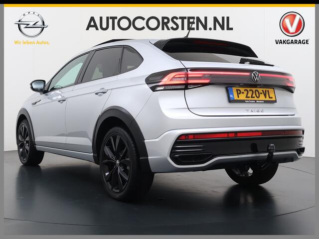 Volkswagen Taigo 1.0TSI Automaat R-Line Panoramadak Camera Adap.Cruise Trekhaak Stoelverwarming Apple Carplay Android Auto Navi Ecc Draadloze telefoonlader Keyless Lmv DAB Bluetooth IQ Light Pdc Isofix Privacy Glas Led Rijstrooksensor 1100KG Trekgewicht