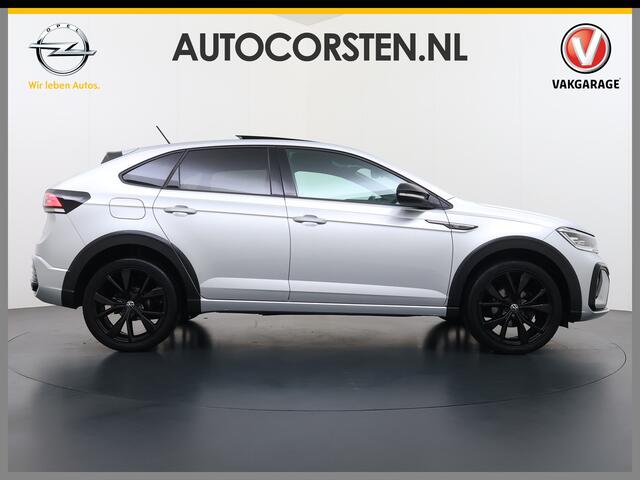 Volkswagen Taigo 1.0TSI Automaat R-Line Panoramadak Camera Adap.Cruise Trekhaak Stoelverwarming Apple Carplay Android Auto Navi Ecc Draadloze telefoonlader Keyless Lmv DAB Bluetooth IQ Light Pdc Isofix Privacy Glas Led Rijstrooksensor 1100KG Trekgewicht