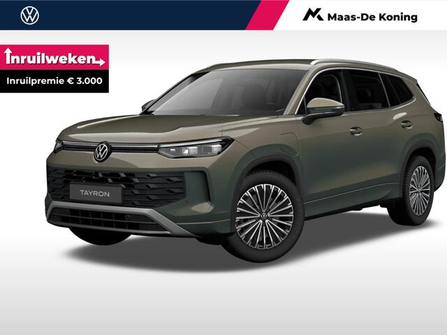Volkswagen Tayron 1.5 eHybrid Life Edition 204 pk 6 versn. DSG · Comfort Pakket · trekhaak incl. aanhangermanoeuvreerhulp 'Trailer Assist' ·
