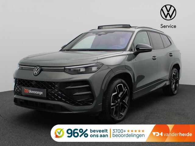 Volkswagen Tayron 1.5 eHybrid R-Line Edition 272PK DSG Pano-Schuifdak, Trekhaak, 20" LM Velgen, Leder, Memorystoel, Stoelverwarming & Koeling, Head-Up Display, 360gr. Camera, Harman Kardon Audio, Navi
