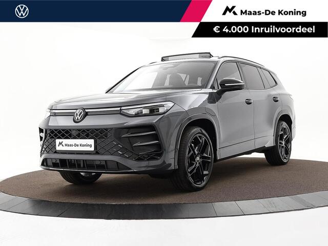 Volkswagen Tayron R-Line Edition 1.5 eHybrid 204 PK 6 versn. DSG · Black Style Pakket · Panoramaschuif-kanteldak · Trekhaak inklapbaar, met elektrische ontgrendeling, incl. aanhangermanoeuvreerhulp Trailer Assist · Voorraad OUTLET · Prijs is inclusief inruilpremie ·