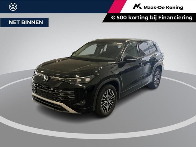Volkswagen Tayron 1.5 eHybrid 204pk DSG Elegance · 360 Camera · Inklap. Trekhaak · Matrix LED · Stuur- & Stoelverwarming + Massage · Dodehoeksensor · Elek. Achterklep ·