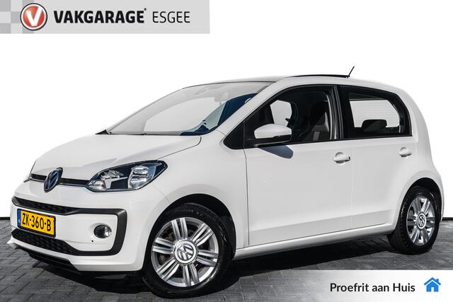 Volkswagen UP! 1.0 BMT high up! RIJKLAAR INCL : GARANTIE, | Panorama schuif-/kanteldak | Cr Control | 15 INCH LMV | STOEL VERW |