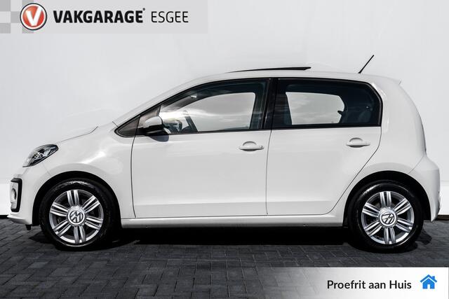 Volkswagen UP! 1.0 BMT high up! RIJKLAAR INCL : GARANTIE, | Panorama schuif-/kanteldak | Cr Control | 15 INCH LMV | STOEL VERW |