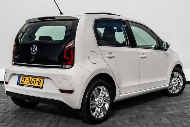 Volkswagen UP! 1.0 BMT high up! RIJKLAAR INCL : GARANTIE, | Panorama schuif-/kanteldak | Cr Control | 15 INCH LMV | STOEL VERW |