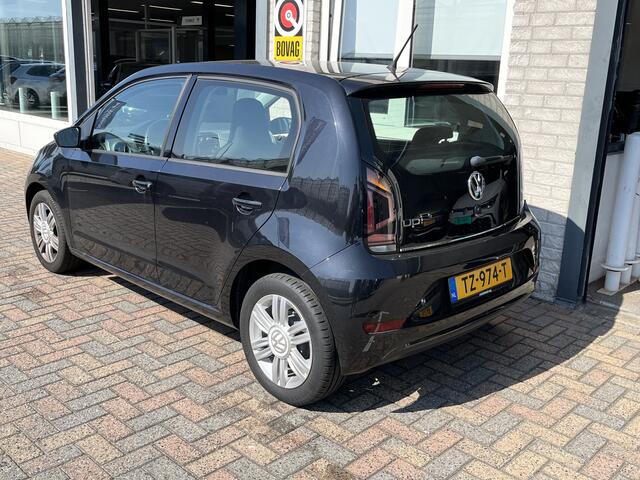Volkswagen UP! 1.0 BMT high up! / CRUISE/ ZEER ZUINIG/ BLUETOOTH/ AIRCO/ MULTIFUNCTIONEEL STUUR/ START-STOP SYSTEEM/ RADIO/ AUX/ ISOFIX/ 15'' LMV