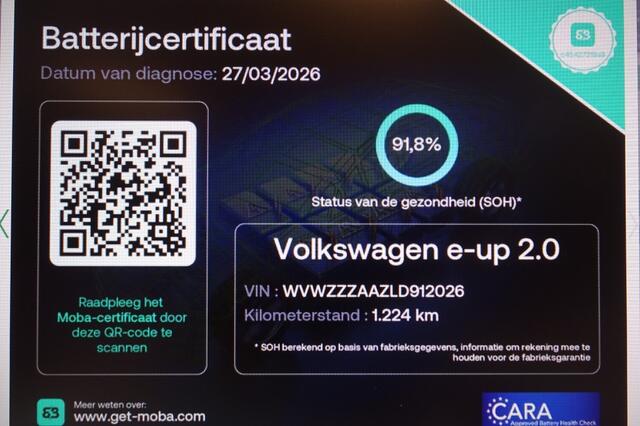 Volkswagen UP! e-Up! e-up! CLIMA PDC 1e eig NWST