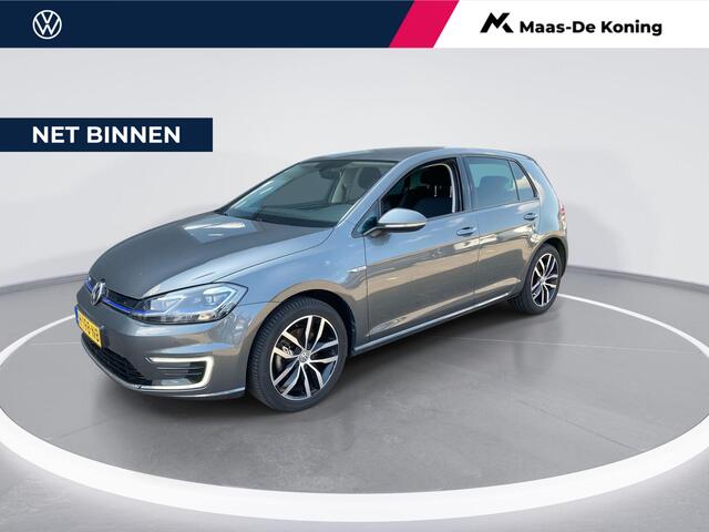 Volkswagen e-Golf E-DITION 100kW/136PK · Navigatie · Camera + Parkeersensoren · Keyless