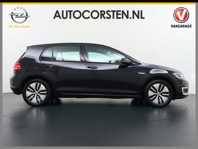 Volkswagen e-Golf E-DITION AUT. Adaptive Cruise Apple Carplay Android Navi Climatronic Pdc Led Regen-Lichtsensor 36kWh Bluetooth Car-Net App-Connect Licht-/regensensor App-Connect 1e Eigenaar, 8 jaar of 160.000 kilometer garantie op de hoogvoltaccu vanaf nieuw