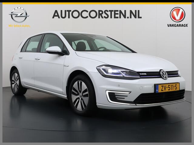 Volkswagen e-Golf Soh 90% Warmtepomp Adap.Cruise Control Navi Ecc Pdc Led Lmv Isofix Car-Net App-Connect Bluetooth Licht-/Regensensor Origineel Nederlandse Auto