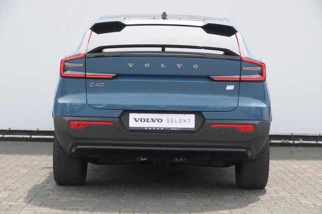 Volvo C40 Single Motor Extended Range Ultimate 82 kWh / Adaptieve cruise control / Parkeersensoren met 360 camera / Apple carplay / Keyless entry / Elektrische achterklep / Stoel - en stuurwielverwarming / Elektrische stoelen met geheugen / Harman Kardon audio