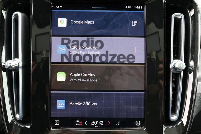 Volvo C40 Plus 69 kWh - Panoramadak - IntelliSafe Assist & Surround - Parkeercamera achter - Verwarmde voorstoelen & stuur - Parkeersensoren voor & achter - Warmtepomp - Draadloze tel. lader - Extra getint glas - 20' LMV