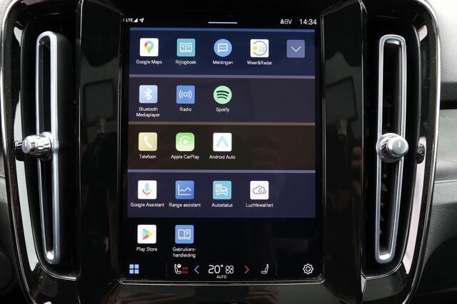 Volvo C40 Plus 69 kWh - Panoramadak - IntelliSafe Assist & Surround - Parkeercamera achter - Verwarmde voorstoelen & stuur - Parkeersensoren voor & achter - Warmtepomp - Draadloze tel. lader - Extra getint glas - 20' LMV