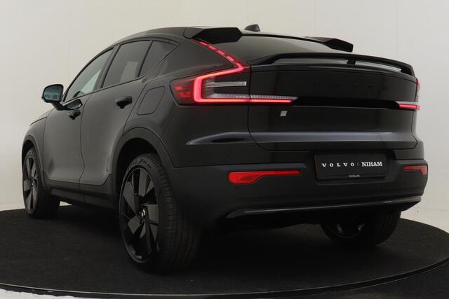 Volvo EC40 SINGLE MOTOR EXTENDED RANGE ULTRA BLACK ED. 82 kWh *DEMO VOORDEEL!* -PANO.DAK|HARMAN/KARDON|360°CAM|LIGHTING|POWER-SEATS|20"