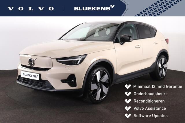 Volvo EC40 Performance Ultra 82 kWh - Panoramadak - IntelliSafe Assist & Surround - 360º Camera - Harman/Kardon audio - Adaptieve LED koplampen - Verwarmde voorstoelen, stuur & achterbank - Parkeersensoren voor & achter - Elektr. bedienb. voorstoelen met geheugen li