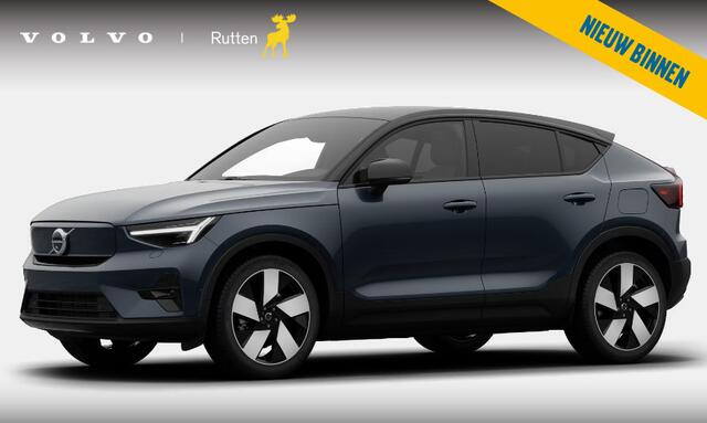 Volvo EC40 442PK Automaat Twin Performance Ultra Europa / Lightning / Panoramadak / Adaptive cruise control / 360 Camera / Elektrisch bedienbare stoelen met geheugen / Apple Carplay / Android auto /