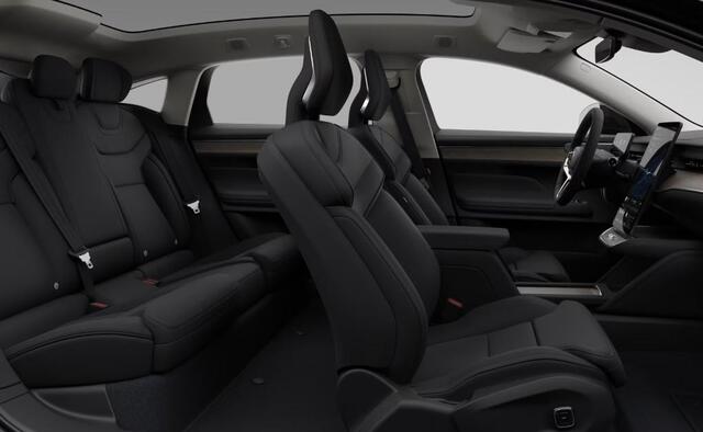 Volvo ES90 Single Motor Extended Range Ultra | Pilot Assist Pack | 22" | Bowers & Wilkins | Chrome Pack | Luchtvering | HD Pixel LED | Elektrochromatisch panoramadak | Gelamineerd Glas | Soft Close | Luxe middenarmsteun achter | Ventilatiestoelen voor & achter | Mas