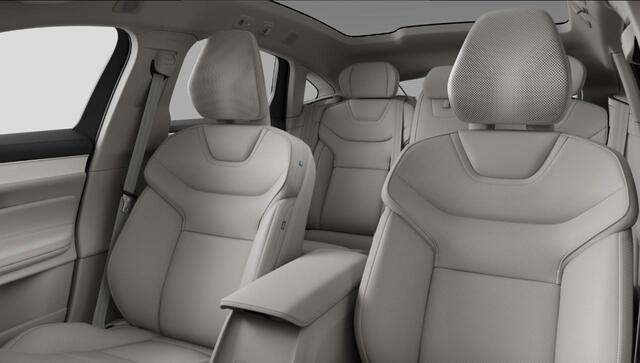 Volvo ES90 Single Motor Ext. R. Ultra Launch Edition 92 kWh | Longe Range | Google | Panoramadak | Bowers & Wilkins Audio | Pilot Assist | Getint Glas | Head-Up Display | Keyless | Stuur-/Stoelverwarming | 22" LM