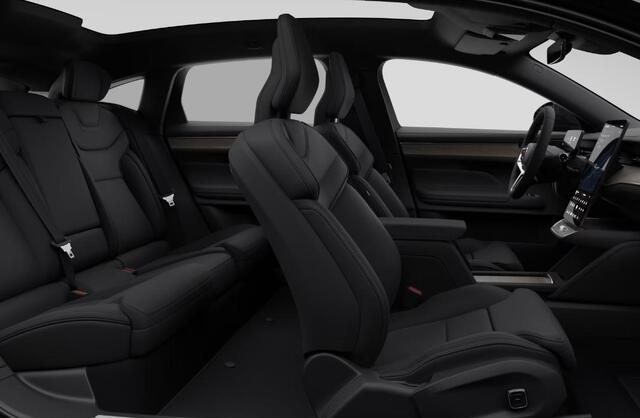 Volvo ES90 Single Motor Ext. R. Plus Business Edition 92 kWh | Head Up Display | Verwarmde + Geventileerde stoelen | Panoramadak | 22 Inch Velgen | Zwarte Hemel | Getint Glas | Bose Audio |