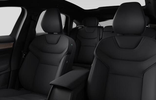Volvo ES90 Single Motor Ext. R. Plus Business Edition 92 kWh | Head Up Display | Verwarmde + Geventileerde stoelen | Panoramadak | 22 Inch Velgen | Zwarte Hemel | Getint Glas | Bose Audio |