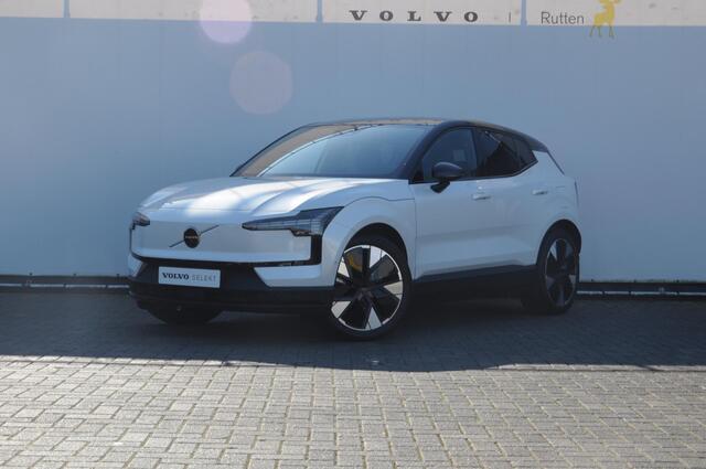 Volvo EX30 428PK Automaat Twin Motor Performance Ultra / 360 graden camera / Pilot assist / Park assist / Panoramadak / Voorstoelen en stuurwiel verwarmd / Elektrisch verstelbare stoelen /