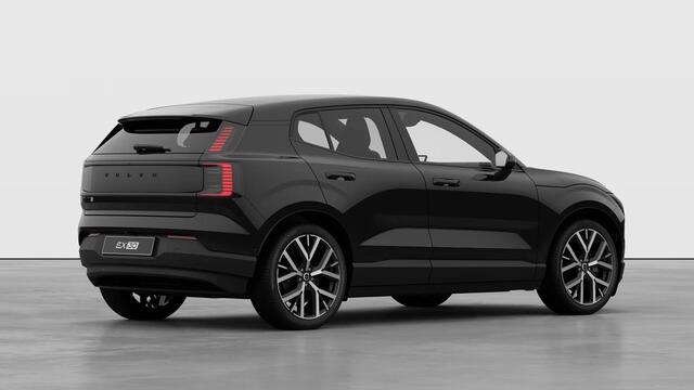 Volvo EX30 Single Motor Ext Range Ultra Black Ed Euro 69 kWh | Elektrisch Verstelbare Voorstoelen | Stuur-/Stoelverwarming | 360 Camera | Panoramadak | Park Pilot Assist | | Adaptieve Cruise Control | BLIS | Getint Glas |