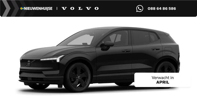 Volvo EX30 Single Motor Extended Range Plus Black Edition Europa | Power Seats | Stuur & Stoelverwarming | Harman/Kardon | Digital Key | Parkeercamera | Adaptive Cruise Control | BLIS | Elektrische achterklep | Google |