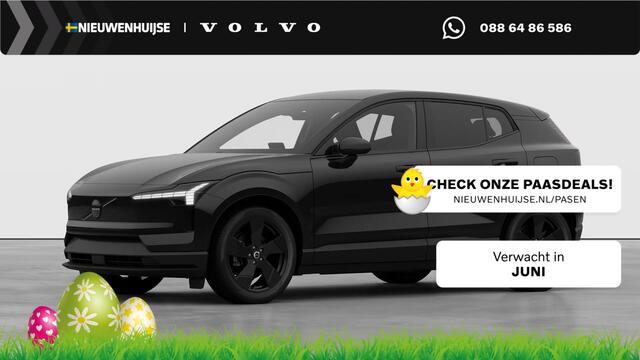 Volvo EX30 Black Edition Plus Ext. Range 69 kWh Europa | Elektr verst. stoel | Stoelverw V+A | Park assist V+A | Google navigatie |