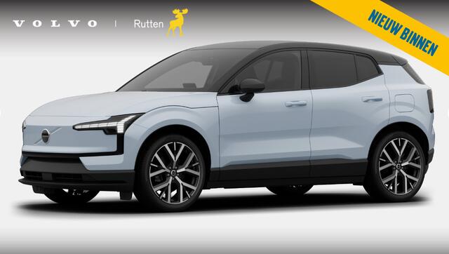 Volvo EX30 Single Motor Extended Range Plus Europa 69 kWh / Elektrische stoelen / Adaptieve cruise control / BLIS / Parkeersensoren met camera / Elektrische achterklep / 20" velgen / Google infotainment / Keyless entry