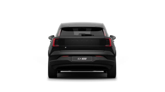 Volvo EX30 P5 Long Range Plus Black Edition Europa 69 kWh | Google | Long Range | Stoel-/Stuurverwarming | Warmtepomp | Sfeerverlichting | Draadloos Opladen Telefoon | Camera | Getint Glas | Elek. Stoelen | Park Assist | DAB | LED Koplampen | 19" LM