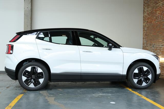 Volvo EX30 Single Motor 50kWh Plus | Stoel- en stuurwiel verwarming | Premium audio by Harman Kardon | Achteruitrijcamera | Apple Carplay/Android auto | Elektrisch bedienbare achterklep | DAB radio | 18 inch lichtmetalen velgen