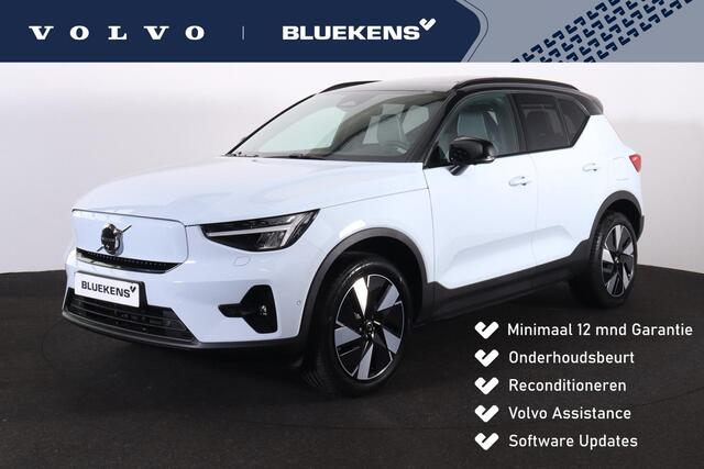 Volvo EX40 Extended Range Ultra 82 kWh - Panorama/schuifdak - IntelliSafe Assist & Surround - 360º Camera - Harman/Kardon audio - Verwarmde voorstoelen, stuur & achterbank - Parkeersensoren voor & achter - Elektr. bedienb. voorstoelen met geheugen links - Draadloze 