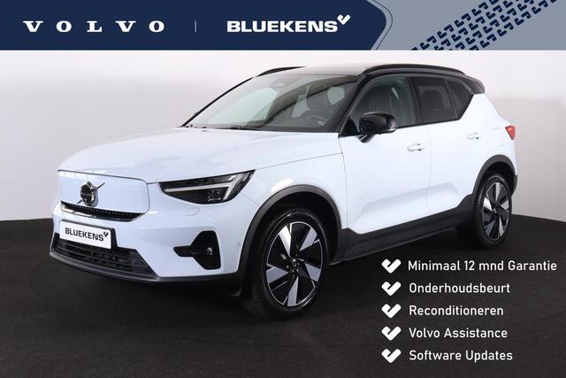 Volvo EX40 Extended Range Ultra 82 kWh - Panorama/schuifdak - IntelliSafe Assist & Surround - 360º Camera - Harman/Kardon audio - Verwarmde voorstoelen, stuur & achterbank - Parkeersensoren voor & achter - Elektr. bedienb. voorstoelen met geheugen links - Draadloze 