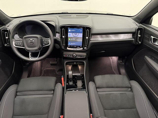Volvo EX40 Extended Range Ultra Black Edition / Pixel Koplampen / 360 Camera / Nubuck / H&K Audio / 20'' / Stoel + Stuurw. Verwarming / Panoramadak / Elektr. Achterklep /