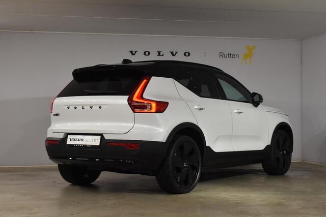 Volvo EX40 252PK Single Motor Ext. Range Plus Black Edition / Extra getint glas / 20'' velgen / Panoramadak / Zwart dak / Harman Kardon / Microtech/Nubuck