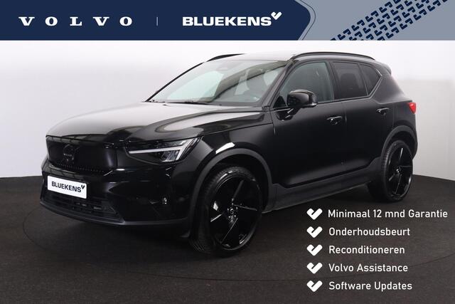 Volvo EX40 Extended Range Ultra Black Ed. 82 kWh - Panorama/schuifdak - IntelliSafe Assist & Surround - 360º Camera - Harman/Kardon audio - Verwarmde voorstoelen, stuur & achterbank - Parkeersensoren voor & achter - Elektr. bedienb. voorstoelen met geheugen links -