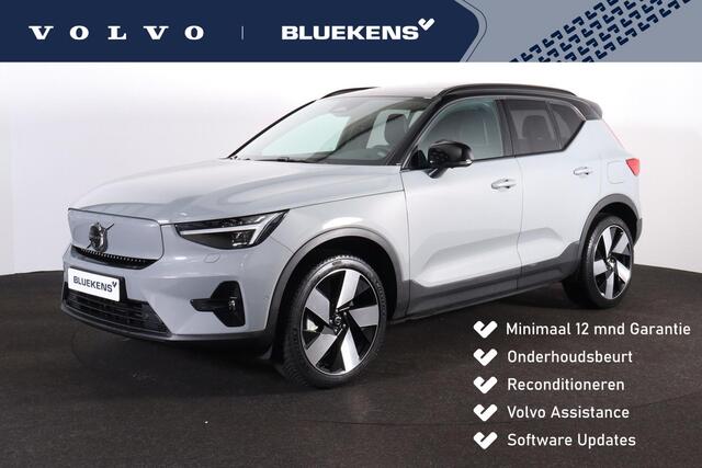 Volvo EX40 Recharge Twin Ultimate 82 kWh - Panorama/schuifdak - IntelliSafe Assist & Surround - 360º Camera - Harman/Kardon audio - Verwarmde voorstoelen, stuur & achterbank - Parkeersensoren voor & achter - Elektr. bedienb. voorstoelen met geheugen links - Warmtepo