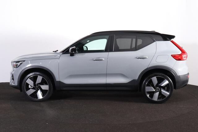 Volvo EX40 Recharge Twin Ultimate 82 kWh - Panorama/schuifdak - IntelliSafe Assist & Surround - 360º Camera - Harman/Kardon audio - Verwarmde voorstoelen, stuur & achterbank - Parkeersensoren voor & achter - Elektr. bedienb. voorstoelen met geheugen links - Warmtepo