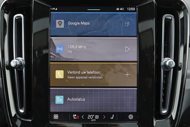 Volvo EX40 Recharge Twin Ultimate 82 kWh - Panorama/schuifdak - IntelliSafe Assist & Surround - 360º Camera - Harman/Kardon audio - Verwarmde voorstoelen, stuur & achterbank - Parkeersensoren voor & achter - Elektr. bedienb. voorstoelen met geheugen links - Warmtepo