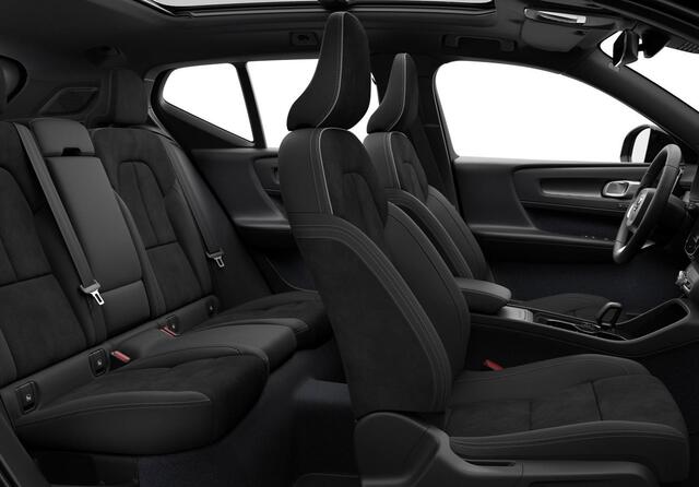 Volvo EX40 Single Motor Extended Range Plus Black Edition Automaat / Panoramadak / Microtech Nubuck interieur / 20" velgen / Privacy Glass