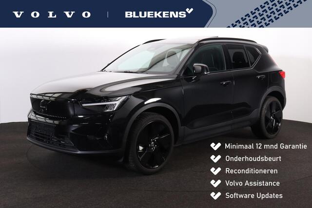Volvo EX40 Performance Ultra Black Edition 82 kWh - Panorama/schuifdak - IntelliSafe Assist & Surround - 360º Camera - Harman/Kardon audio - Verwarmde voorstoelen, stuur & achterbank - Parkeersensoren voor & achter - Elektr. bedienb. voorstoelen met geheugen links -