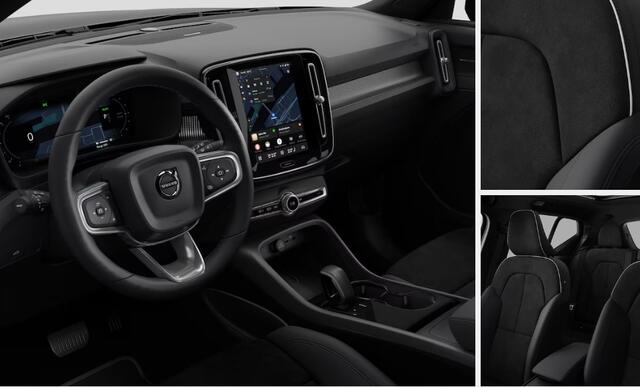 Volvo EX40 Single Ext. Range Ultra Black Edition Europa / Panoramadak / Adaptive cruise control / 360 Camera / Elektrisch bedienbare stoelen met geheugen / Apple Carplay / Android auto /