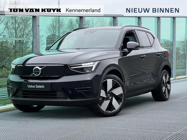 Volvo EX40 Single Motor Extended Range Ultra Black Ed. 82 kWh Panorama dak, Electr. verstelbare stoelen, 360 G Parkeer camera, Trekhaak semi elektrisch