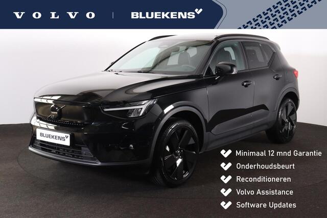 Volvo EX40 Twin Performance Ultra Black Edition - Panorama/schuifdak - IntelliSafe Assist & Surround - 360º Camera - Harman/Kardon audio - Verwarmde voorstoelen, stuur & achterbank - Parkeersensoren voor & achter - Elektr. bedienb. voorstoelen met geheugen links - D