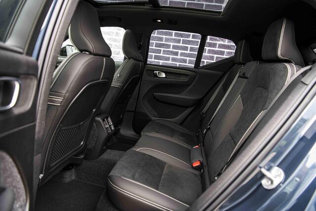 Volvo EX40 Single Motor Ext. Range Ultra Bl. Ed. Eur. 82 kWh | Europa | Harman Kardon audio | 20" | Schuif-/kanteldak | Getint Glas | Elektrische stoelverstelling | Nubuck bekleding | Adaptive Cruise Control | Dodehoekdetectie |